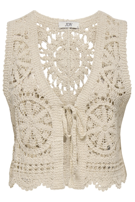 Jacqueline de Yong jdyvic s/l v-neck tie vest knt